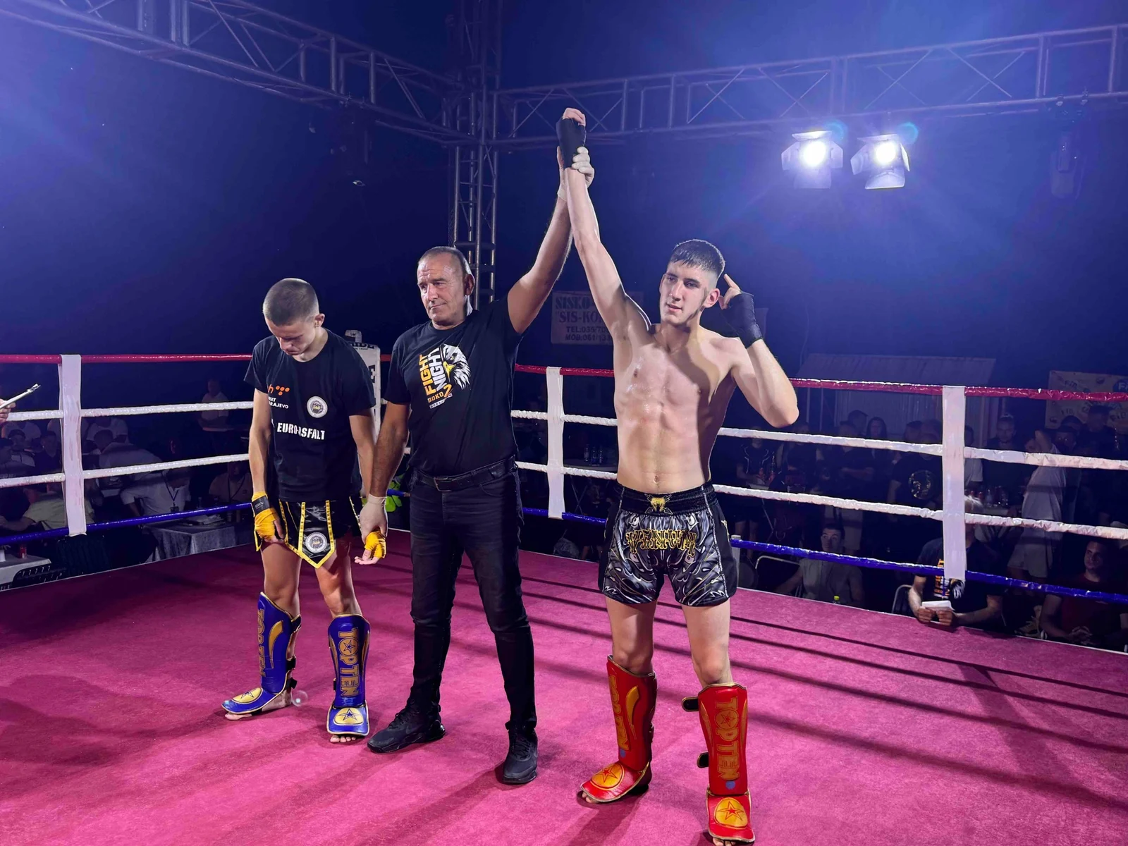 Alem Kadrić nakon pobjede u ringu